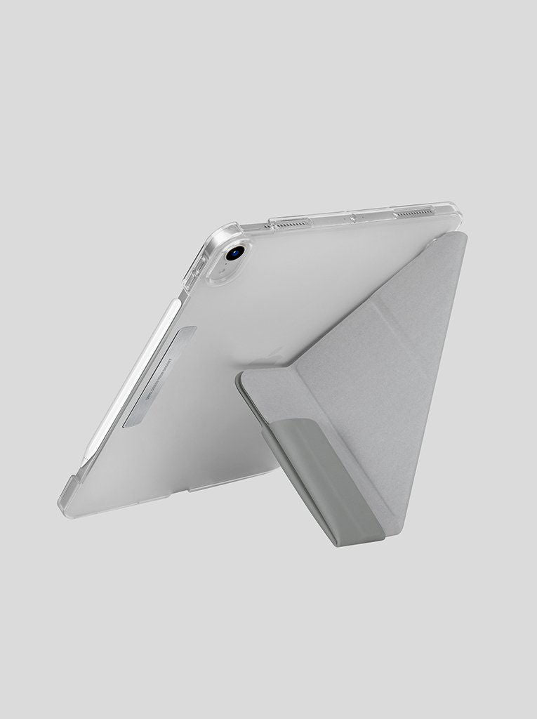 Uniq Camden Case for iPad 10.9-inch 2020 Antimicrobial - Fossil Grey
