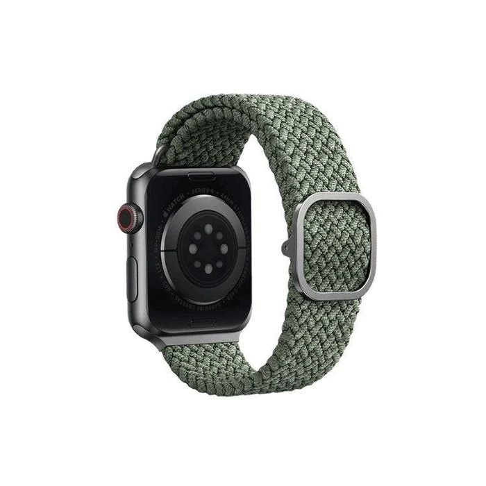 يونيك أسبن – حزام ساعة أبل مضفر 40 مم – أخضر
