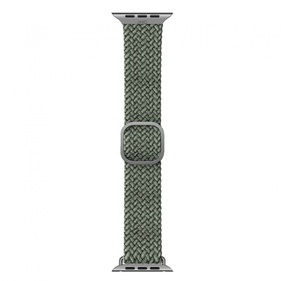 يونيك – حزام ساعة مضفر لساعة أبل 44/42 مم – أخضر