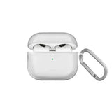 يونيك  - غطاء علاق زجاجي لسماعات Airpods 3 - شفاف لامع