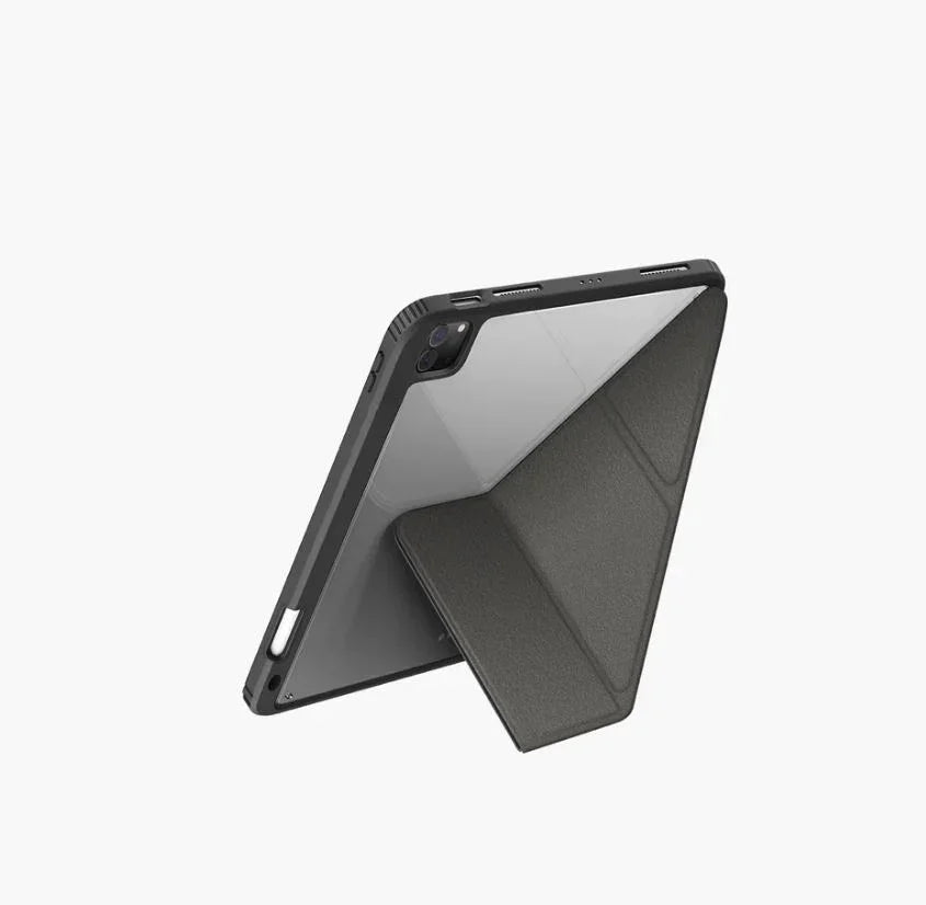 UNIQ-NPDP12.9(2021)-MOVGRY , UNIQ MOVEN NEW IPAD PRO 12.9 (2021) ANTIMICROBIAL - CHARCOAL (GREY), Case , Moven , Grey