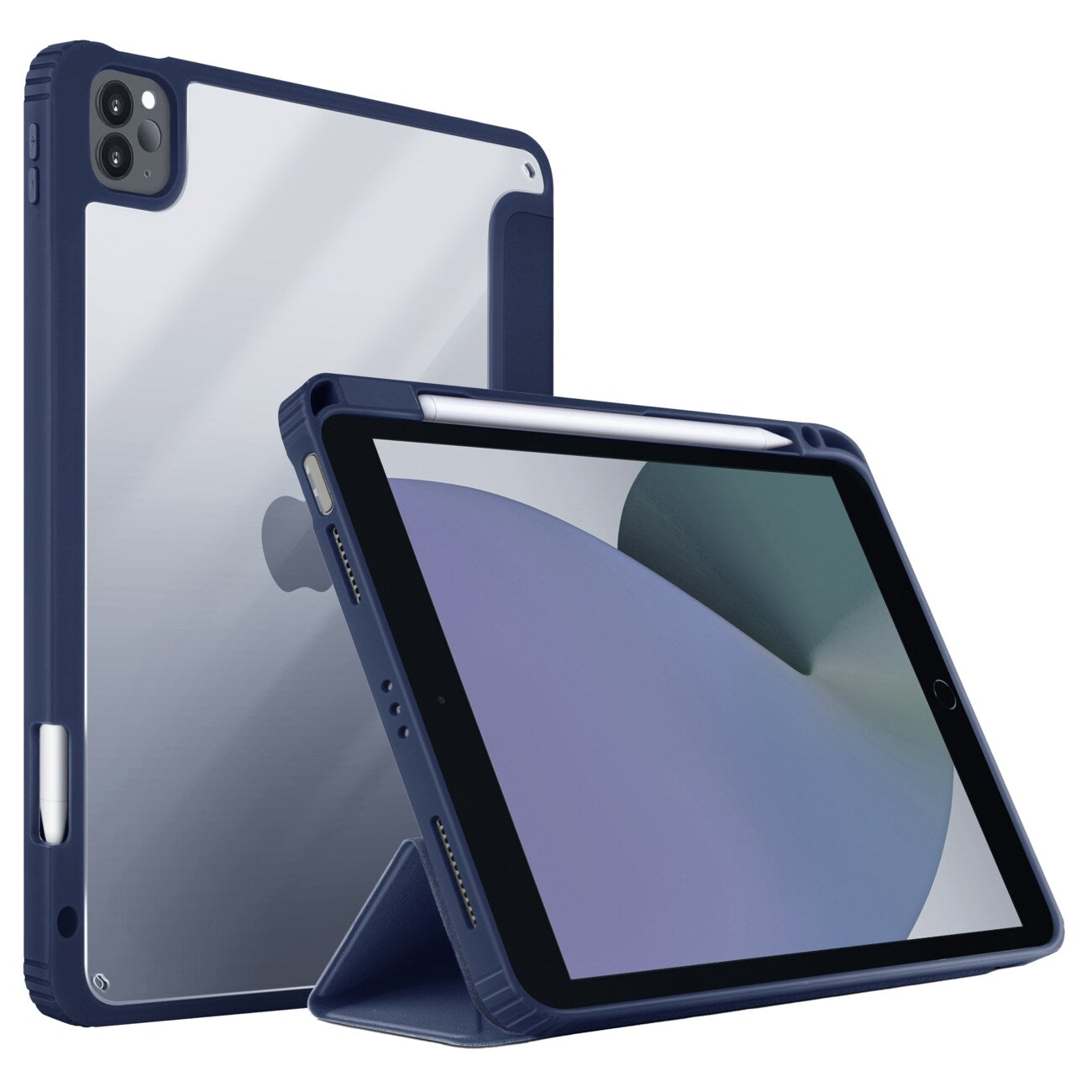 UNIQ Moven Case for iPad Pro 11 inch 2022 & 2021 Model Built in Stand - Slate Blue