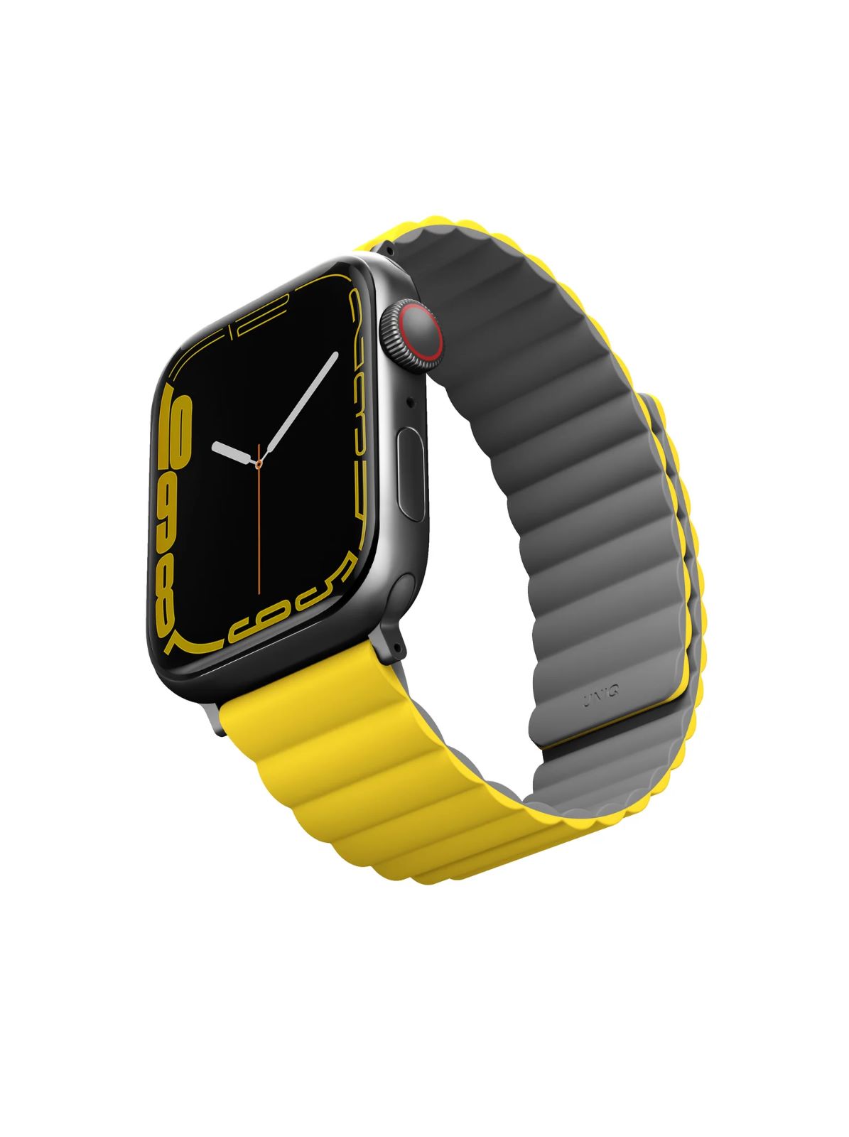 Uniq Revix Reversible Magnetic for Apple Watch Strap 42/44/45mm - Lemon Yellow/Grey