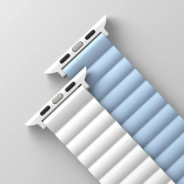 Uniq Revix Reversible Magnetic for Apple Watch Strap 38/40/41mm , Arctic - White / Blue