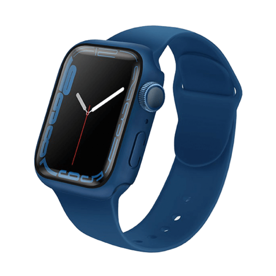 Uniq Legion Case With Screen Protection for Apple Watch 45mm - Cobalt Blue