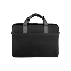 UNIQ Stockholm Protective Nylon Messenger Bag for MacBook and laptops Up to 16 - Midnight Black - GulfStore.com