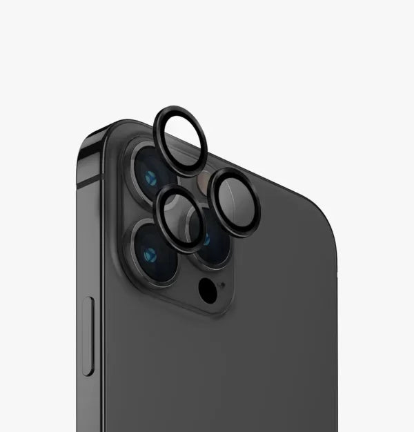 حماية الكاميرا الخلفية من Uniq Optics لهاتف iPhone 14 Pro / 14 Pro Max - أسود