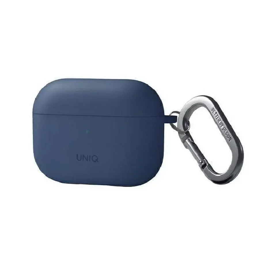UNIQ-AIRPODSPRO2-NEXOBLUUNIQ NEXO ACTIVE HYBRID SILICONE AIRPODS PRO 2ND GEN (2022) CASE WITH SPORTS HOOKES - CASPIAN (BLUE)