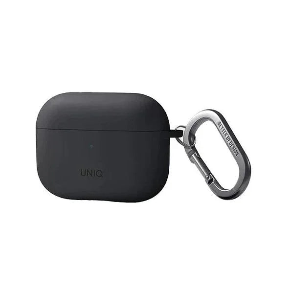 UNIQ-AIRPODSPRO2-NEXOGRYUNIQ NEXO ACTIVE HYBRID SILICONE AIRPODS PRO 2ND GEN (2022) CASE WITH SPORTS HOOKES - CHARCOAL (GREY)