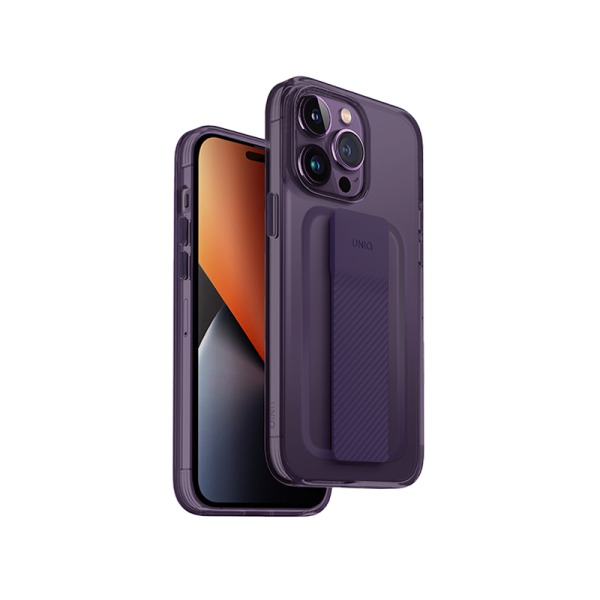 UNIQ HYBRID IPHONE 14 PRO MAX HELDRO MOUNT SERIES - FIG PURPLE