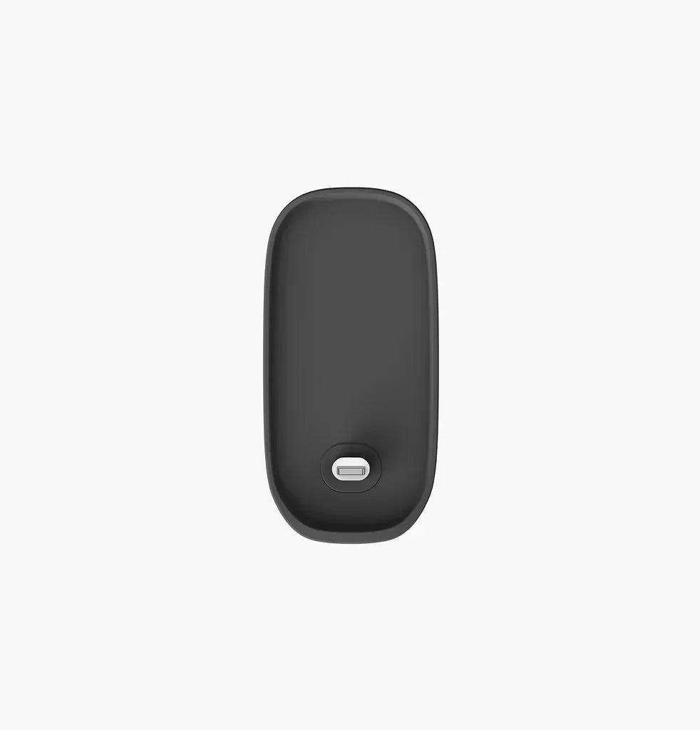 قاعدة شحن UNIQ Nova Compact Magic Mouse مع حلقة كابل - فحمي (رمادي غامق)
