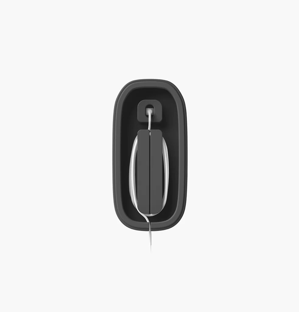 UNIQ Nova Compact Magic Mouse  Charging Dock with Cable Loop - Charcoal (Dark Grey)