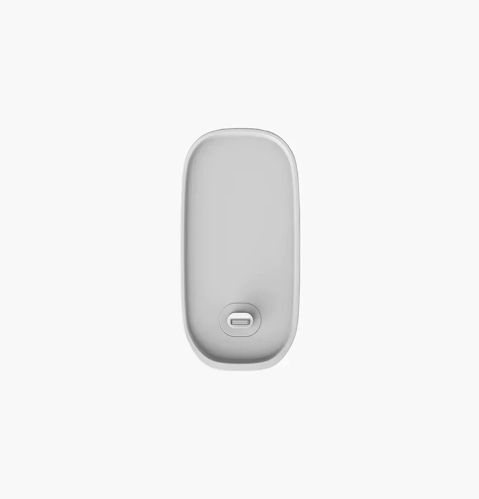 قاعدة شحن UNIQ Nova Compact Magic Mouse مع حلقة كابل - رمادي طباشيري (رمادي)