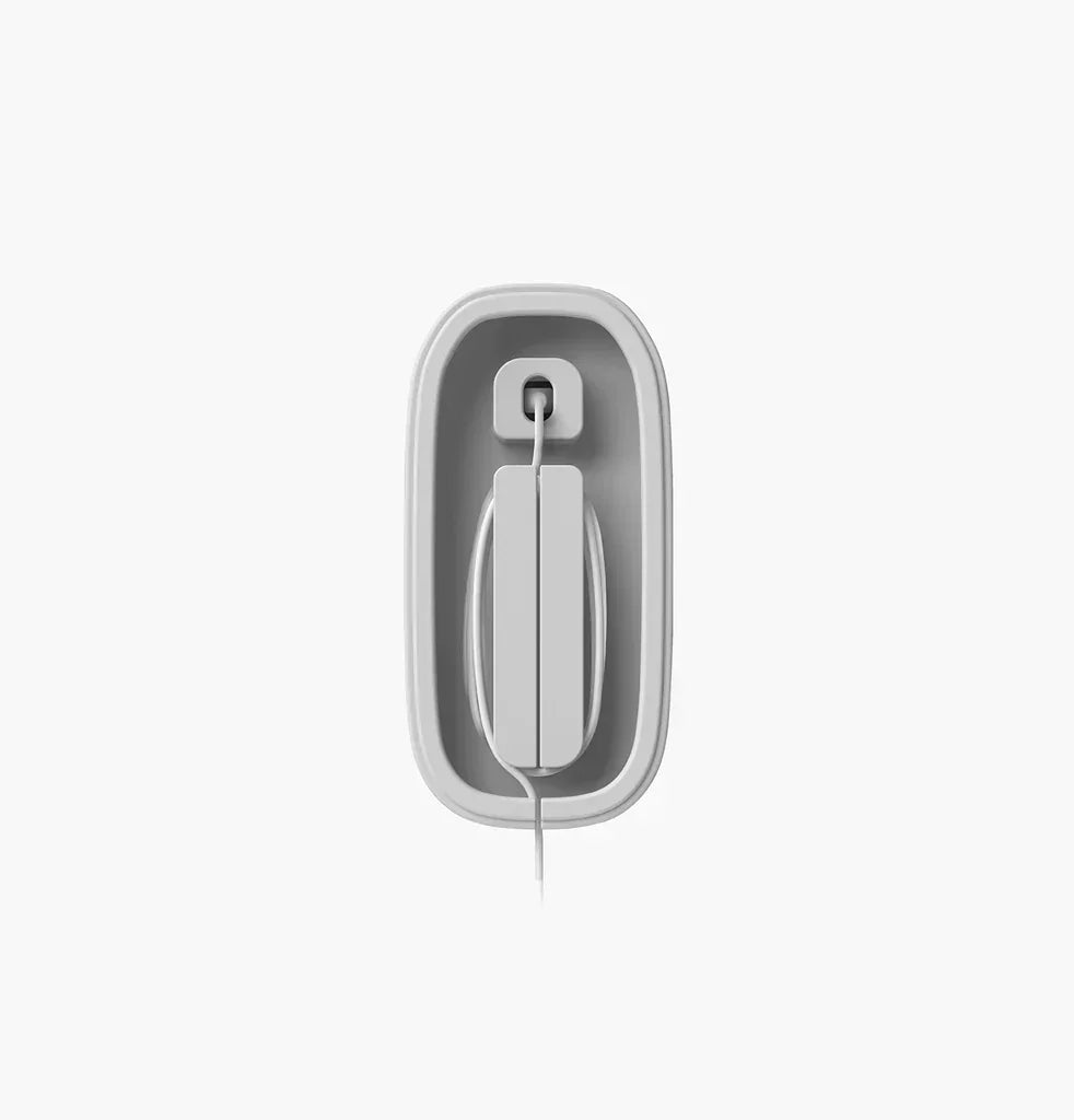 قاعدة شحن UNIQ Nova Compact Magic Mouse مع حلقة كابل - رمادي طباشيري (رمادي)