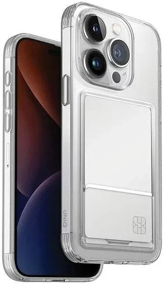 UNIQ-AFIDTRANUNIQ HYBRID IPHONE 15 PRO AIR FENDER ID - NUDE (شفاف)