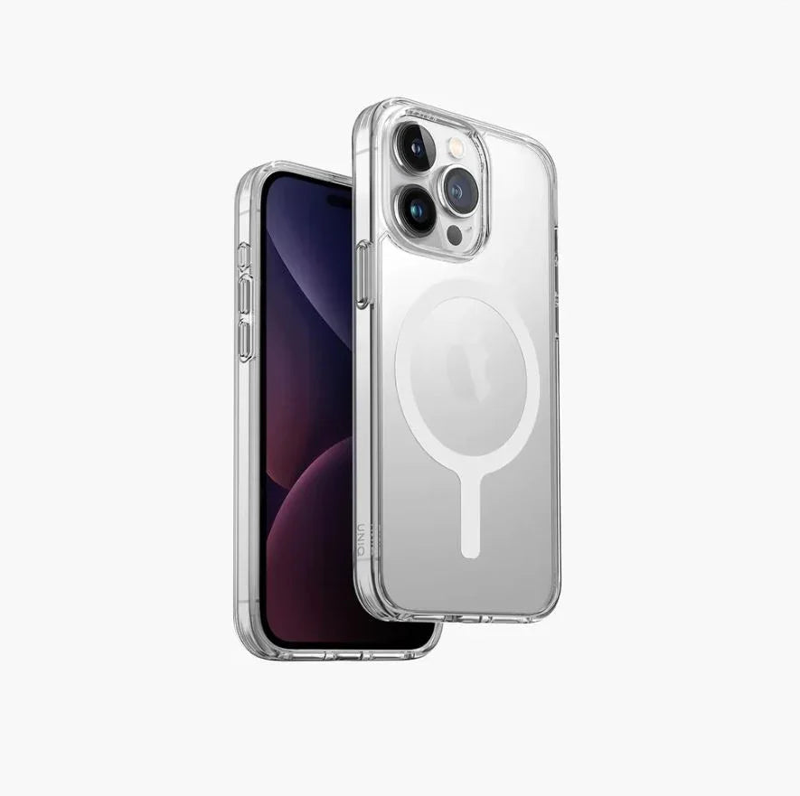 UNIQ-IP6.1P(2023)-LXAFMCLRUNIQ HYBRID IPHONE 15 PRO MAGCLICK CHARGING LIFEPRO XTREME (AF) - DOVE (FROST CLEAR)FROST CLEAR