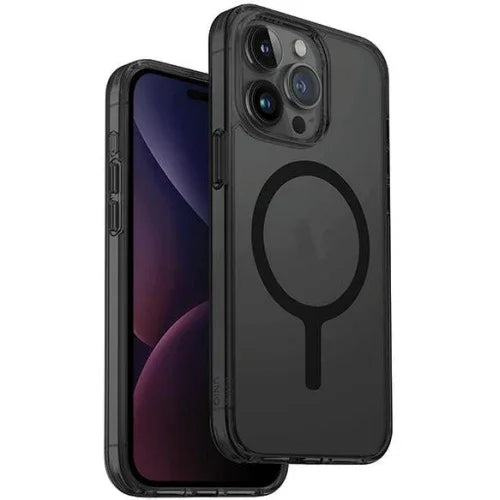 شاحن UNIQ LifePro Xtreme لهاتف iPhone 15 Pro مقاس 6.1 بوصة من Magclick - دخان الصقيع