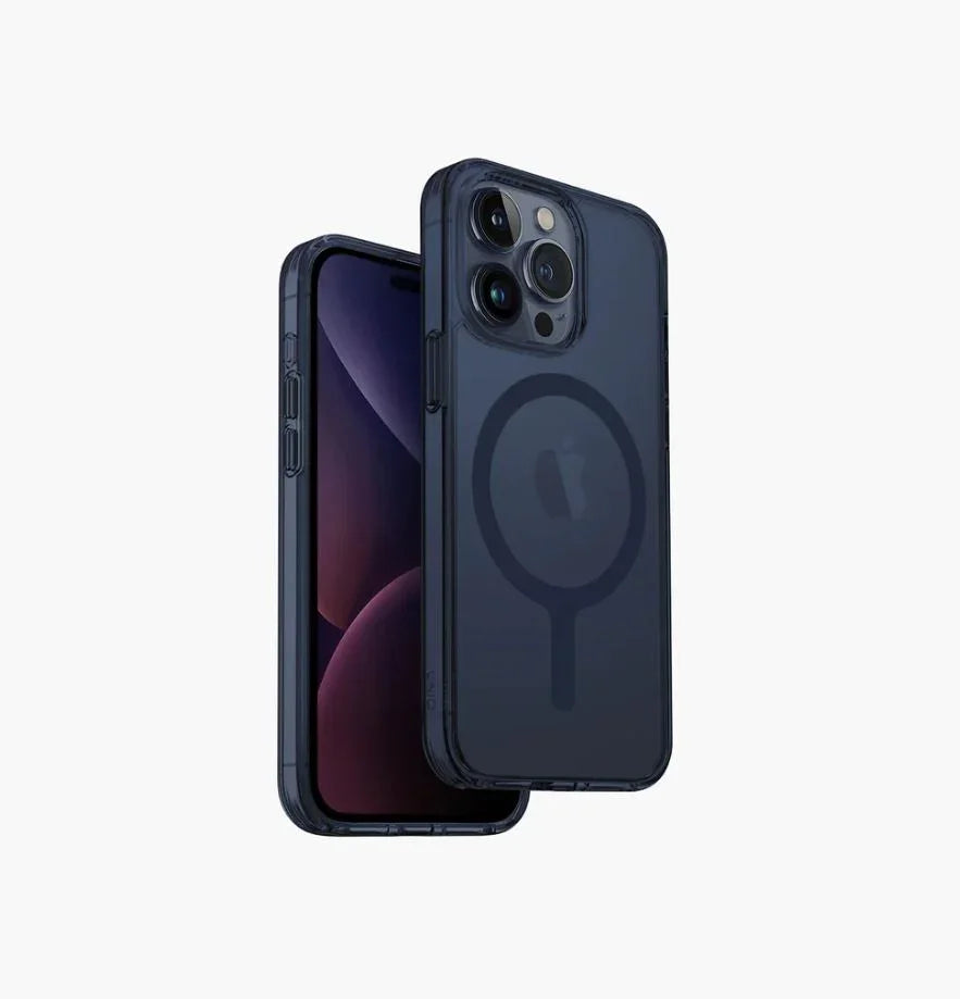 UNIQ-IP6.1P(2023)-LXAFMSBLUUNIQ HYBRID IPHONE PRO (2023) 6.1 MAGCLICK CHARGING LIFEPRO XTREME (AF) - أزرق دخاني (أزرق دخاني)أزرق دخاني