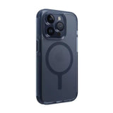 UNIQ | Hybrid Combat Magsafecase For Iphone 15 Pro | Smoke Blue