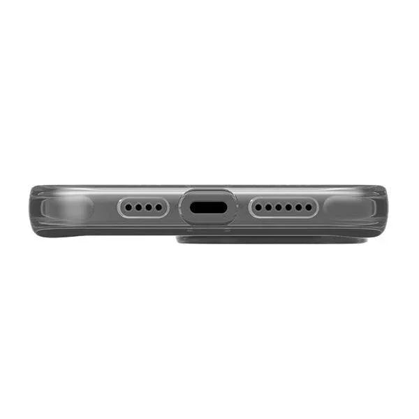 جراب Uniq Calio لهاتف iPhone 15 Pro مقاس 6.1 بوصة مع خاصية الشحن Magclick - رمادي دخاني