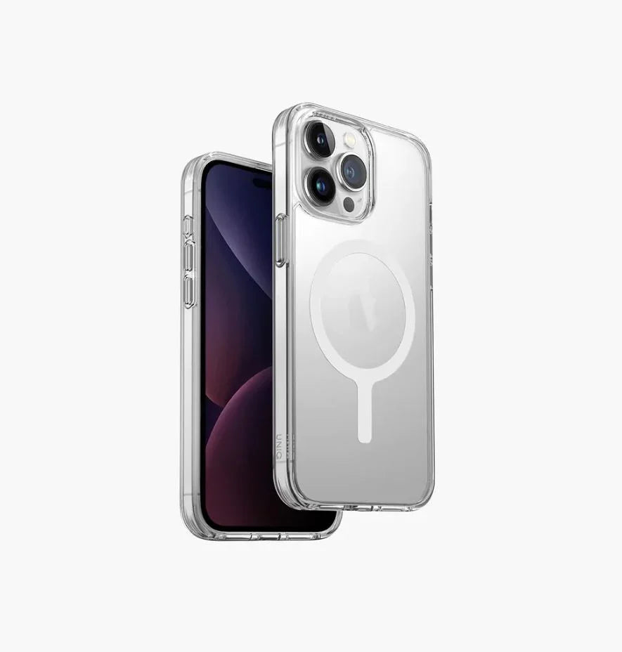 UNIQ-IP6.7P(2023)-LXAFMCLR، جراب UNIQ HYBRID IPHONE 15 PRO MAX MAGCLICK CHARGING LIFEPRO XTREME (AF)، Lifepro Xtreme، شفاف للغاية