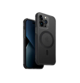 Uniq Hybrid Iphone 15 Pro Max 6.7 Magclick Charging Combat (Af) - Carbon (Black)