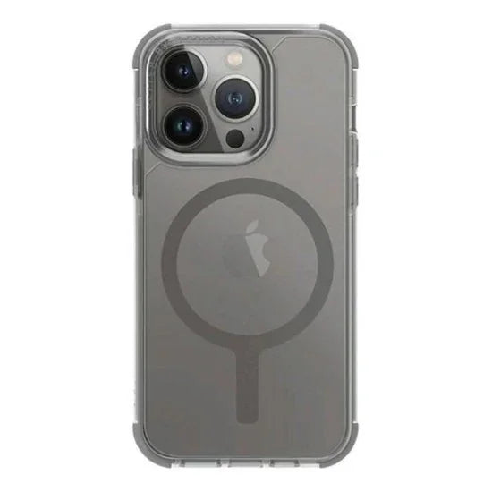 UNIQ HYBRID IPHONE 15 PRO MAX MAGCLICK CHARGING COMBAT (AF) - FROST GREY