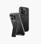 UNIQ-IP6.7P(2023)-HELMSMK , UNIQ HYBRID IPHONE 15 PRO MAX HELDRO MOUNT WITH STAND - VAPOUR (SMOKE), Case , Heldro Mount+ , Smoke