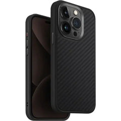 UNIQ HYBRID IPHONE 15 PRO MAX MAGCLICK CHARGING KEVA - CARBON (BLACK) - GulfStore.com