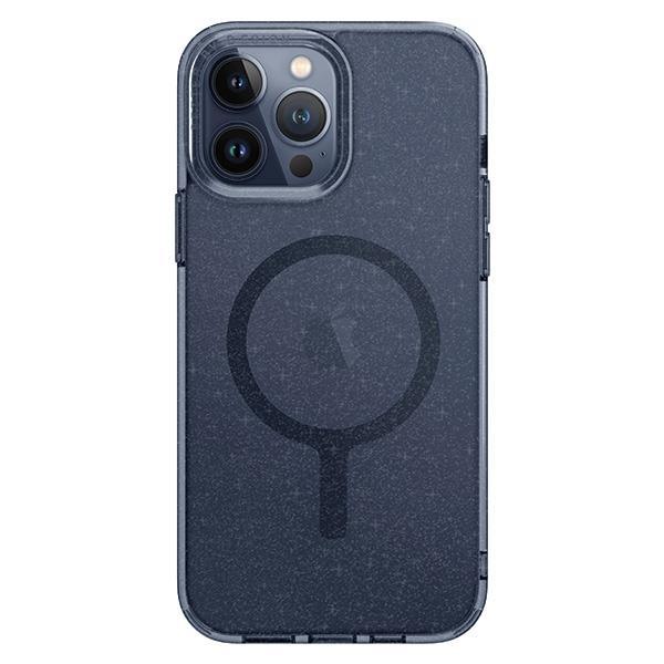 Uniq LifePro Xtreme 3D Glitter Crystal Case For iPhone 15 Pro Max - Tinsel Blue