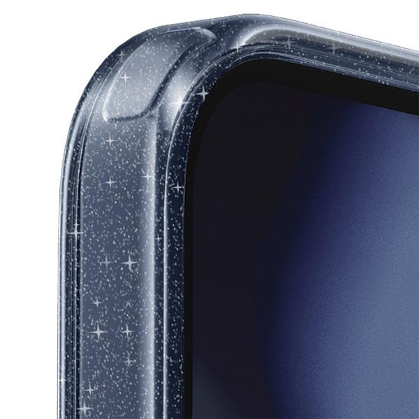 Uniq LifePro Xtreme 3D Glitter Crystal Case For iPhone 15 Pro Max - Tinsel Blue