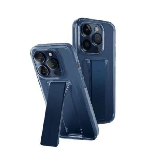 UNIQ HYBRID IPHONE15 PRO HELDRO MOUNT WITH STAND - ULTRAMARINE (DEEP BLUE)