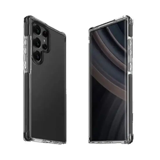 UNIQ Hybrid Combat Case For Samsung Galaxy S24 Ultra - Carbon Black-GS24UHYB-COMBLK - GulfStore.com