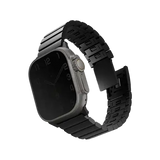 Uniq Strova Stainless Steel Band For Apple Watch 49/45/44mm - Midnight Black UNIQ-49MM-STRVMBLK , - GulfStore.com
