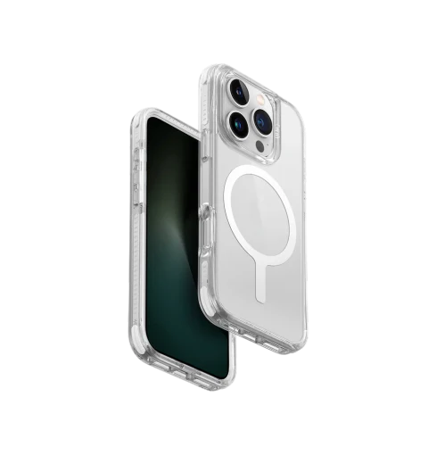 Uniq Hybrid LifePro Xtreme Back Cover Mobile Case with MagSafe , Iphone 16 Pro Max , Dove Frost Clear