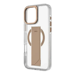 Uniq Hybrid Heldro Iphone 16 Pro Magsafe Stand Case - Gold - GulfStore.com