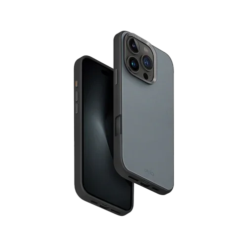 UNIQ HYBRID IPHONE 16 PRO (2024) 6.9 MAGCLICK CHARGING LYDEN DS أزرق باهت (أزرق باهت/أسود)