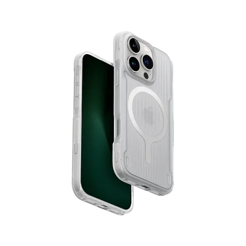 UNIQ HYBRID IPHONE 16 PRO (2024) 6.9 MAGCLICK CHARGING COMBAT (LUMINOUS) - LUME-WHITE (LUME-WHITE)