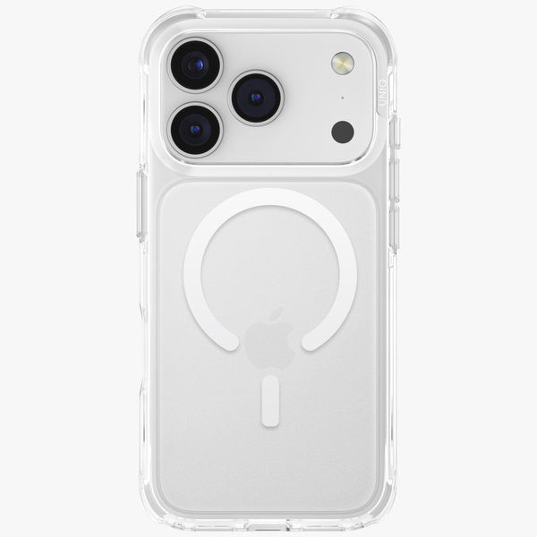 UNIQ HYBRID IPHONE 17 PRO (2025) 6.3 MAGCLICK CHARGING LIFEPRO XTREME (AF) - FROST CLEAR/WHITE