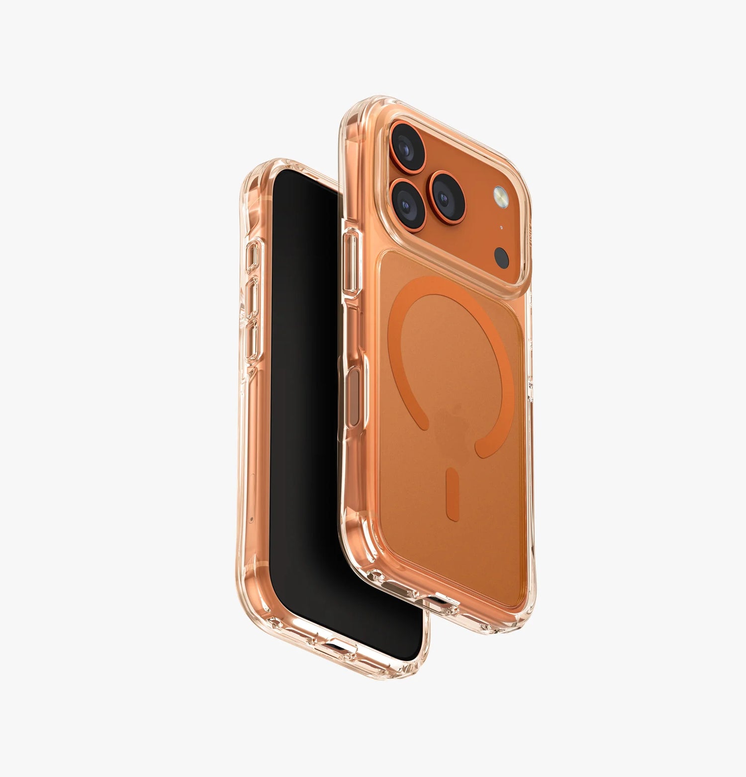 UNIQ-IP6.9P(2025)-LXCAFMFCLRVO | UNIQ HYBRID IPHONE 17 PRO MAX | 6.9 MAGCLICK CHARGING LPX CLASSIC (AF) | FROST CLEAR/VOLT ORANGE - GulfStore.com