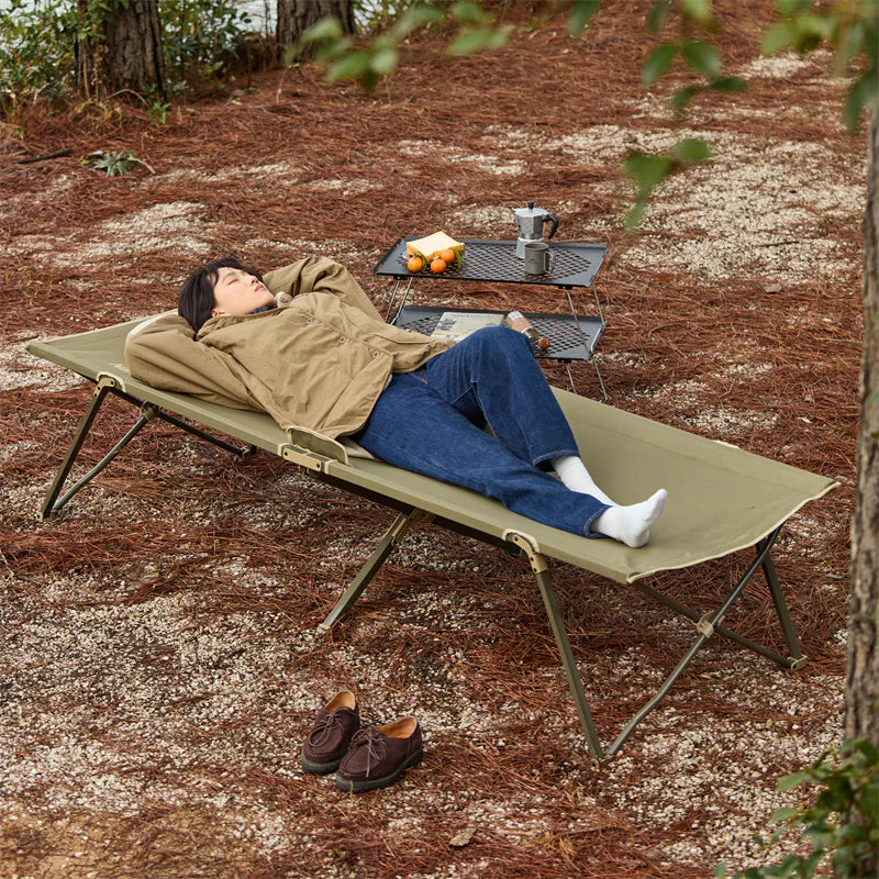 Naturehike XJC14 Outdoor folding bed camping Cot - Reed Green Single (205*73*49)