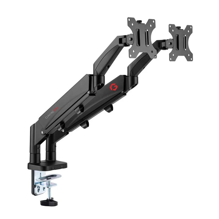 GAMEON GO-5350 Dual Monitor Arm, Stand And Mount For Gaming And Office Use, 17