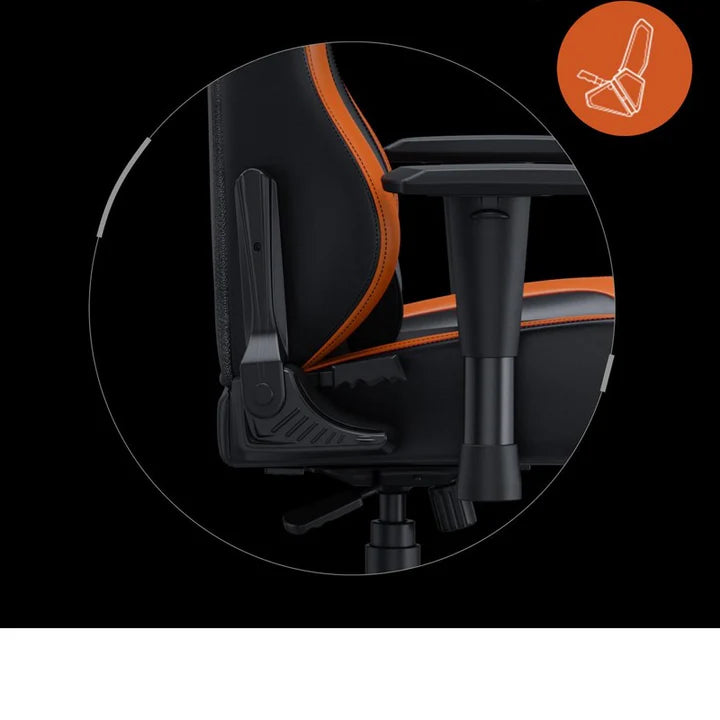 Andaseat Luna series Gaming Chair Large - Black/orange