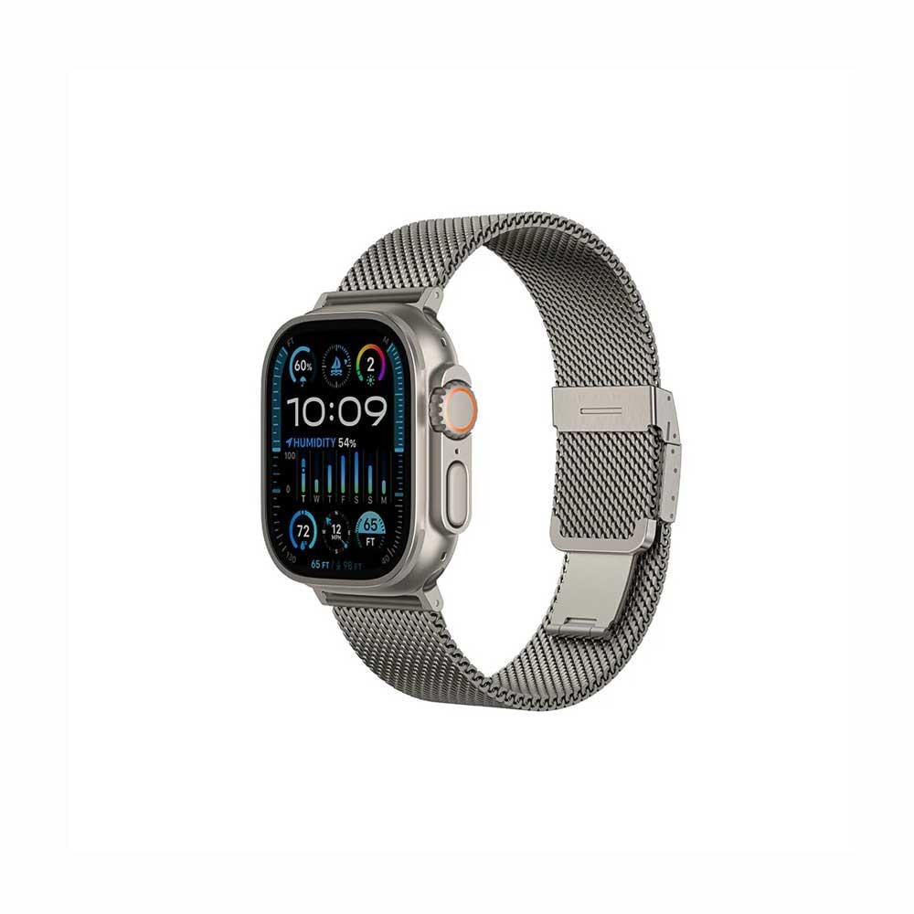 AMAZINGTHING | Titan Premium Metal Watch Band For Apple Watch 49/45/44/42/41/40/38MM |Ttanium