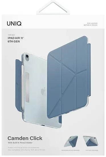 UNIQ | PDA112024 | Camsblu Camden Click New Ipad Air 11 2024 | Stone Blue Stone Blue