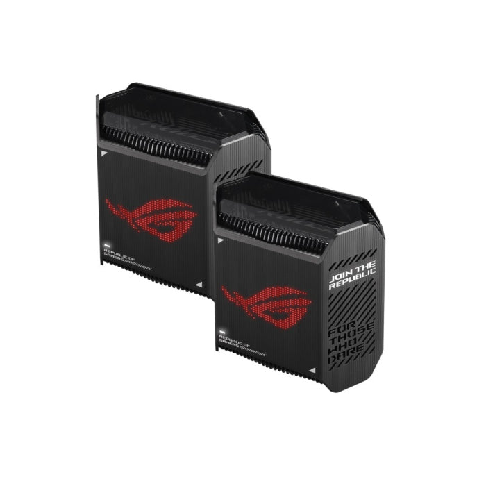 ROG Rapture GT6 WiFI 6 Tr-Band Gaming Mesh System ( Pack of 2) - Black Color