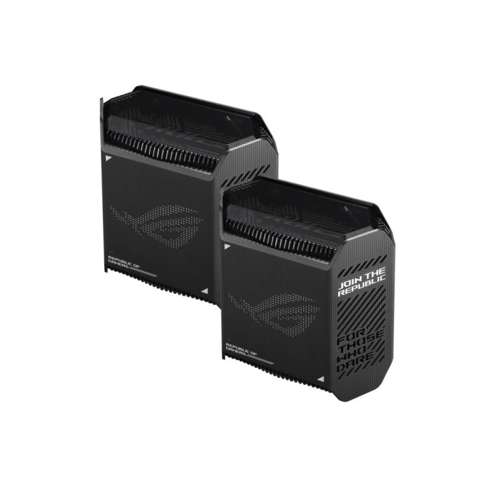 ROG Rapture GT6 WiFI 6 Tr-Band Gaming Mesh System ( Pack of 2) - Black Color