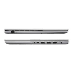 Asus Vivobook X1504VA-BQ4173 Laptop, Intel Core 7 Processor 150U, 8GB RAM, 512GB SSD, Intel Graphics, 15.6" FHD IPS 60Hz Display, English/Arabic Keyboard, Windows 11 Pro (License), Cool Silver | 90NB13Y2-M01TV0