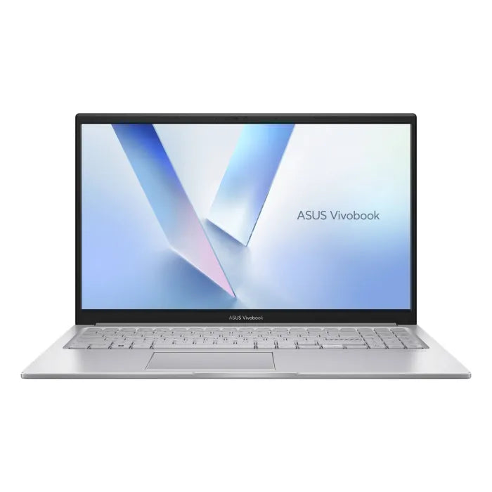 Asus Vivobook X1504VA-BQ4173 Laptop, Intel Core 7 Processor 150U, 8GB RAM, 512GB SSD, Intel Graphics, 15.6" FHD IPS 60Hz Display, English/Arabic Keyboard, Windows 11 Pro (License), Cool Silver