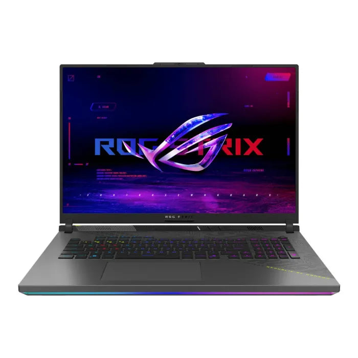 Asus Rog Strix G18 G814FP-WS96 Gaming Laptop, AMD Ryzen 9-9955HX Processor, 32GB DDR5 RAM, 1TB NVMe SSD, RTX 5070 8GB VGA, 18" 2.5K WQXGA IPS 240Hz Display, RGB Keyboard, Windows 11 Home, Eclipse Gray